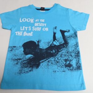 T shirt - Korte mouwen - Jongens - Turquoise - Surf - 2 jaar 92