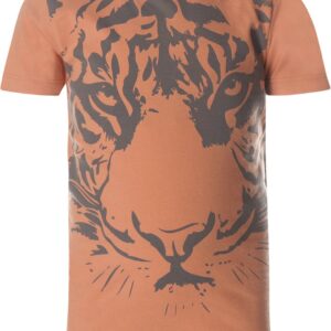 T-shirt Lion Faded Orange Maat : 80