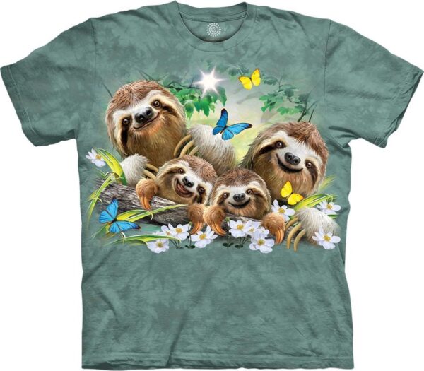 T-shirt Sloth Family Selfie XXL