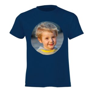 T-shirt voor kinderen bedrukken - Navy - 10 jaar