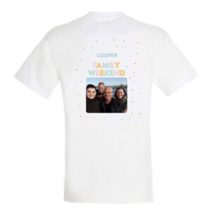 T-shirt voor mannen bedrukken - Wit - XL