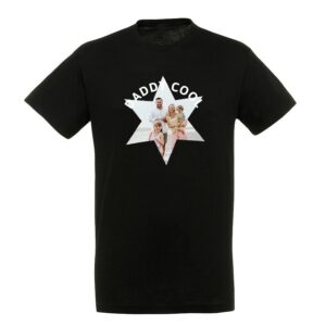 T-shirt voor mannen bedrukken - Zwart - XL