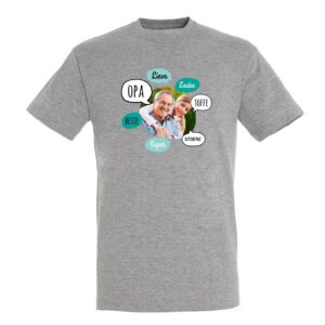 T-shirt voor opa bedrukken - Grijs - S