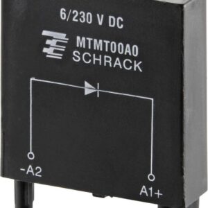 TE Connectivity Steekmodule Met veiligheids diode, Zonder LED MTMT00A0 =M21 1 stuk(s)