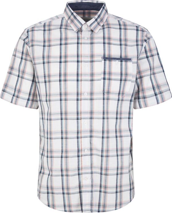 TOM TAILOR checked slub shirt Heren Overhemd - Maat 3XL