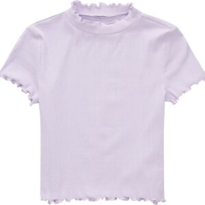 TOM TAILOR cropped mock neck t-shirt Meisjes T-shirt - Maat 164