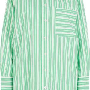 TOM TAILOR long shirt with chest pocket Dames Blouse - Maat L