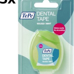 TePe Dental Tape Waxed Mint - 3 x 40 meter - Voordeelverpakking