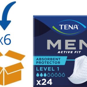 Tena Men (Active Fit) Level 1 - 6 pakken - 144 stuks