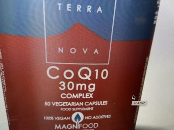Terranova Co Q10 30 mg complex Inhoud: 50 vcaps