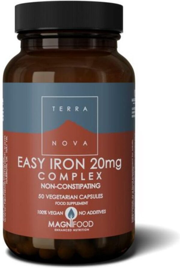 Terranova Easy iron 20 mg complex Inhoud: 50 vcaps