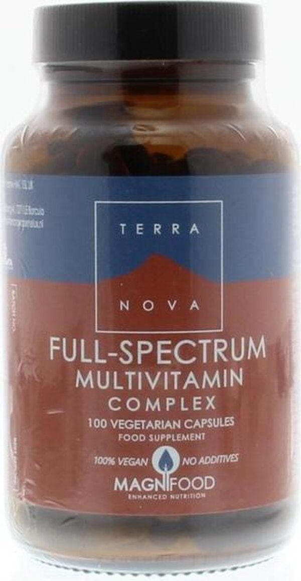 Terranova Full-spectrum multivitaminen complex Inhoud: 100 capsules