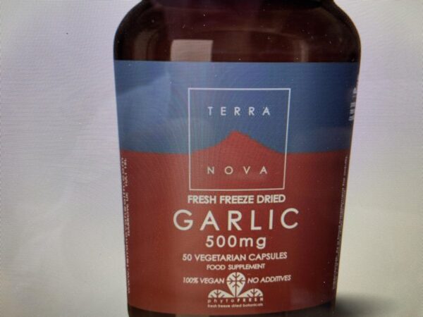 Terranova Garlic 500 mg Inhoud: 50 vcaps