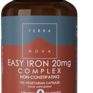 Terranova Omschrijving: Easy iron 20 mg complex Inhoud: 100 capsules