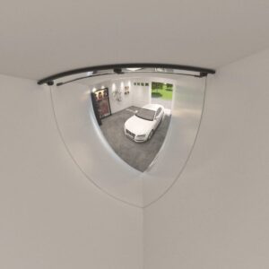 The Living Store Verkeersspiegel - Acryl - 80 cm diameter - Duurzaam - Uitgebreid zicht