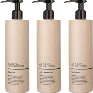 The Spa Collection - Bergamot - Shampoo + Body Wash + Conditioner - 400 ml - Pompfles - Set van 3 stuks