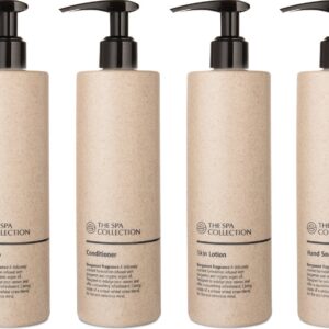 The Spa Collection - Bergamot - Shampoo + Conditioner + Handzeep + Body Lotion - 400 ml - Pompfles - Set van 4 stuks