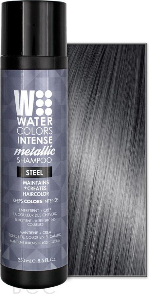 Tressa Watercolors Intense Shampoo -Intense Metallic Steel