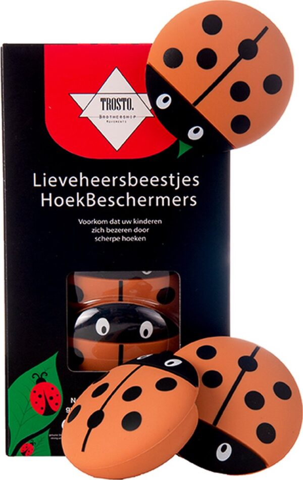 Trosto - Hoekbescherming -Hoekbeschermers - Zelfklevend - Tafelbescherming - Bescherming kinderen - Lieveheersbeestje Bruin