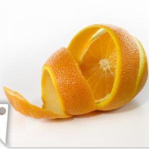 Tuindecoratie Fruit - Sinaasappel - Oranje - 60x40 cm - Tuinposter - Tuindoek - Buitenposter