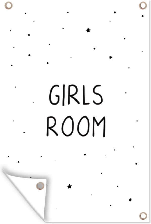 Tuindecoratie Quotes - Girls room - Meisjes - Kind - Spreuken - 40x60 cm - Tuinposter - Tuindoek - Buitenposter