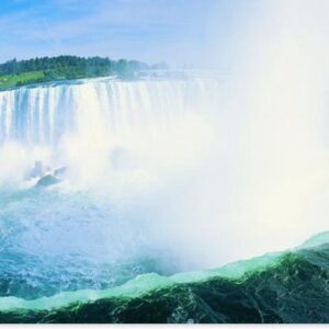 Tuinposter Panorama Niagarawatervallen - 60x30 cm - Tuindoek - Buitenposter