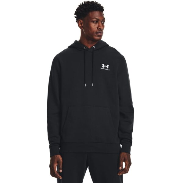 Under Armour Essential Fleece Hoodie Zwart Wit