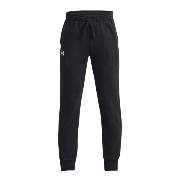 Under Armour Rival Fleece Joggingbroek Kids Zwart Wit