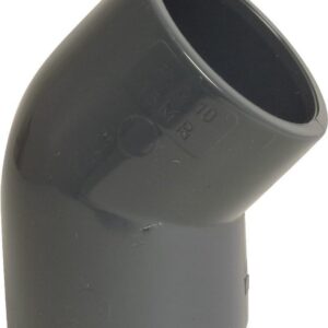 VDL Knie 90° PVC-U 10 mm lijmmof 16bar grijs