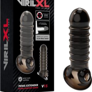 VIRILXL | Virilxl Penis Extender Extra Comfort Sleeve V15 Black | Penis Sleeve | Sex Toy voor Koppels | Penis Extender | Sex Toy voor Mannen