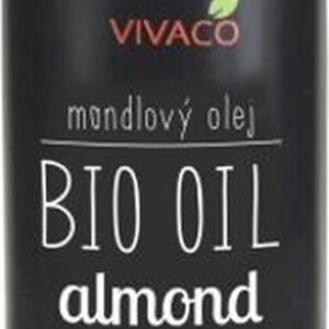 VIVACO BIO OIL - Amandelolie (100% organisch) - 100ml - Kalmeert ontstekingen van de huid, verlicht dermatitis, eczeem, psoriasis en ook brandwonden