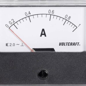 VOLTCRAFT AM-70X60/1A Inbouwmeter AM-70X60/1 A 1 A Weekijzer