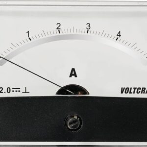 VOLTCRAFT AM-86X65/5A/DC Inbouwmeter AM-86X65/5 A/DC Draaispoel