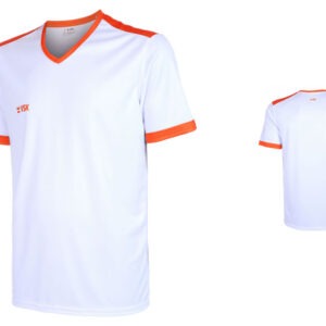 VSK Fly Voetbalshirt Eigen Naam Wit-Oranje