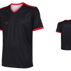 VSK Fly Voetbalshirt Eigen Naam Zwart-Rood