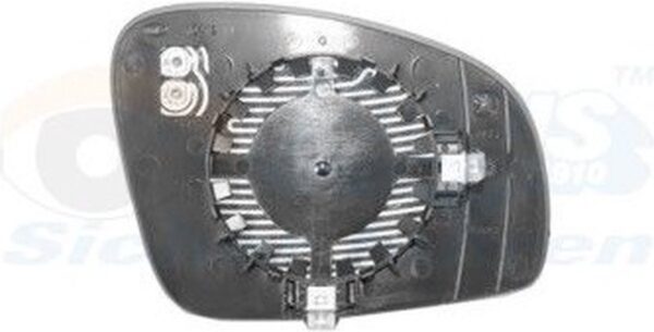 VanWezel 7627838 - Miroir rétroviseur droit pour Skoda Fabia de 2007 au 03/2010