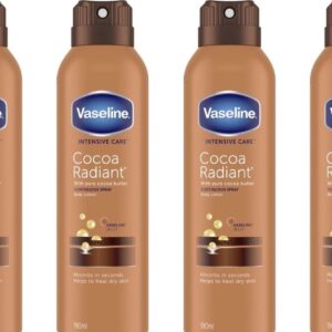 Vaseline Bodylotion Spray & Go Cocoa 4 x 190 ml