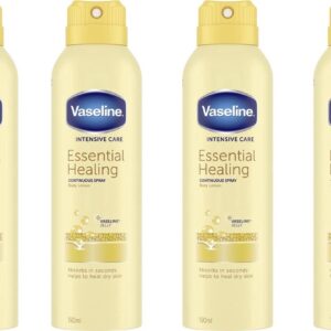 Vaseline Spray & Go Essential Healing Bodylotion - 4 x 190 ml