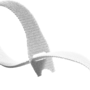 Velcro ONE-WRAP kabelbinder Losmaakbare kabelbinder Polypropyleen (PP), Klittenband Wit 25 stuk(s)