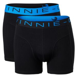 Vinnie-G Boxershorts 2-pack Black/Blue-XXL