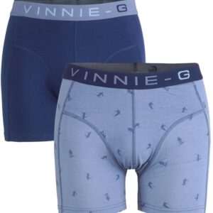 Vinnie-G Boys boxershorts Ski Dark - Print 2-Pack