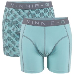 Vinnie-G boxershorts Mint Light - Print 2-Pack-S