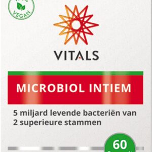Vitals - Microbiol - Intiem - 60 Capsules - 5 miljard levende bacteriën van 2 superieure stammen