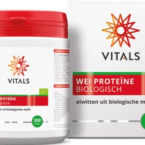 Vitals - Wei Proteïne - 300 gram - hoogwaardige eiwitten uit biologische melk - NL-BIO-01