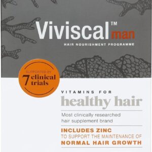 Viviscal Man Haargroei Supplement 180 stuks - Voedt dunner wordend haar en bevordert de bestaande haargroei van binnenuit - Remt DHT