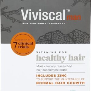 Viviscal Man Haargroei Supplement 60 stuks - Voedt dunner wordend haar en bevordert de bestaande haargroei van binnenuit - Remt DHT
