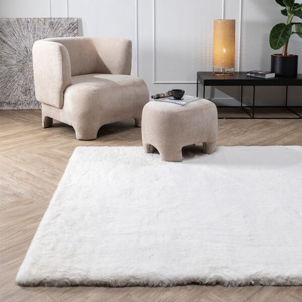 Vloerkleed Fluffy - 160 x 230 cm Creme - 160 x 230 cm Creme | Koopjedeal.nl - Altijd de beste deal