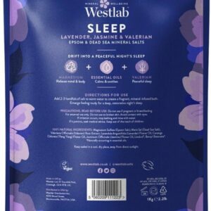 Westlab 100% Natuurlijk Badzout Sleep 1000 gr