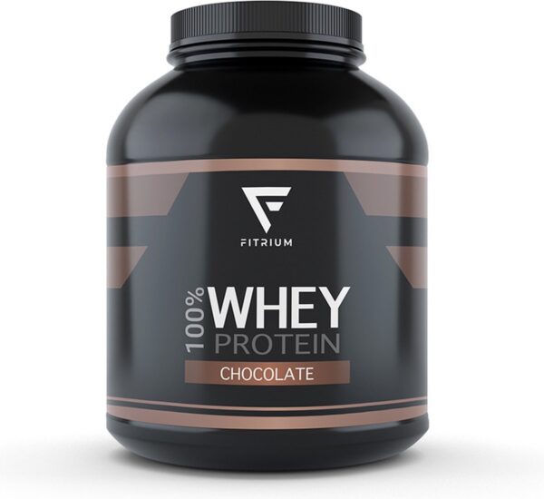 Whey Protein Chocolade - 66 Eiwitshakes - 2000 gram - Fitrium - Eiwitpoeder