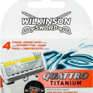Wilkinson Quattro Titanium Scheermesjes - 3 stuks